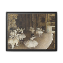 Ballet Rehearsal on Stage (1874) by Edgar Degas - NOMADEN ART GALLERY