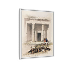 Entrance to the caves of Beni Hasan illustration by David Roberts (1796–1864)