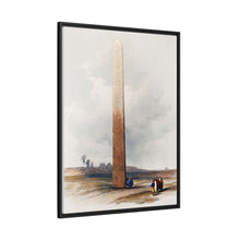Ancient Egypt Art: Obelisk of Heliopolis by David Roberts - Canvas Wall Art