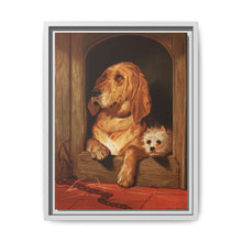 Dignity and Impudence by Sir Edwin Landseer (1877), Landseer’s dog painting of a bloodhound and a terrier - NOMADEN ART GALLERY