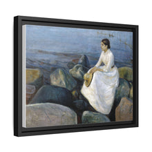 Noche de verano, Inger en la playa (1889) de Edvard Munch 