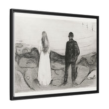 Two Human Beings. The Lonely Ones (1894) by Edvard Munch - NOMADEN ART GALLERY