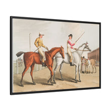 Illustration of jockies from The Costume of Yorkshire (1814) by George Walker