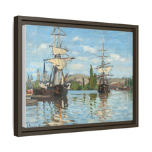 Ships Riding on the Seine at Rouen (1872–1873) by Claude Monet - NOMADEN ART GALLERY