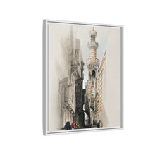 The minaret of the Mosque The Rhamree illustration by David Roberts (1796–1864).