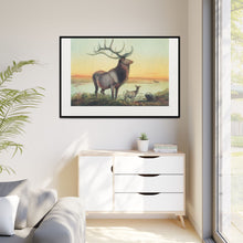 The Wapiti from Zoological sketches (1861-1867) by Joseph Wolf and Philip Lutley Sclater