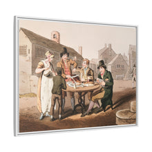 Illustration of midsummer eve from The Costume of Yorkshire (1814) by George Walker