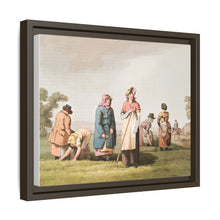 Illustration of riding the stang from The Costume of Yorkshire (1814) by George Walker
