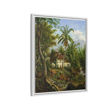 Landschap in Nederlands-Indie (1858 - 1900) by Maurits E H R van den Kerkhoff.