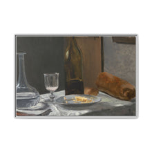 Claude Monet's Still Life with Bottle, Carafe, Bread, and Wine (ca. 1862-1863) - NOMADEN ART GALLERY
