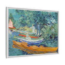Vincent van Gogh's Bank of the Oise at Auvers (1890) famous painting from the Detroit Institute of Arts. - NOMADEN ART GALLERY