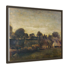 Farming Village at Twilight (1884) by Vincent Van Gogh. Original from The Rijksmuseum. - NOMADEN ART GALLERY
