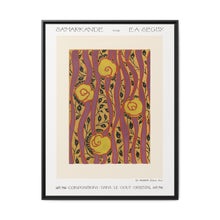 Flower pattern Art Deco stencil print in oriental style. Original from our own 1914 edition of Samarkande - NOMADEN ART GALLERY
