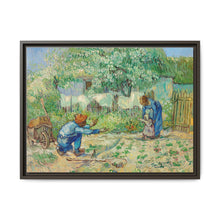 First Steps, after Millet (1890) by Vincent Van Gogh - Traditional Wall Art Print - NOMADEN ART GALLERY