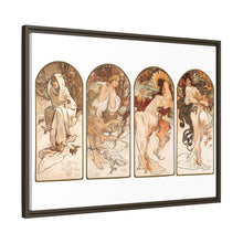 Alphonse Maria Mucha's The Seasons (1897). Famous Art Nouveau artwork