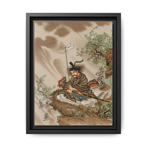 Chinese tales, vintage Japanese painting by G.A. Audsley-Japanese illustration. - NOMADEN ART GALLERY