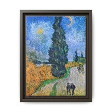 Vincent van Gogh's Road with Cypress and Star (1890) - NOMADEN ART GALLERY