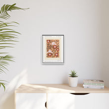 Impresión de plantilla con patrón floral Art Nouveau de estilo oriental