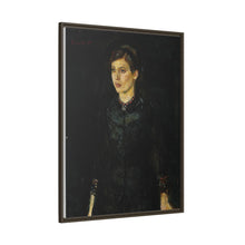 Inger in Black (1884) by Edvard Munch - NOMADEN ART GALLERY
