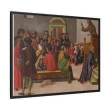 A Franciscan Monk Preaching (ca. 1515-1525 (Renaissance) by School of the Romagna