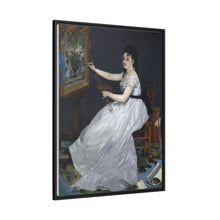 Retrato de Eva Gonzalés en el taller Manets (1870) de Edouard Manet