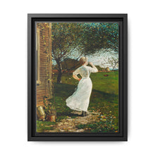 The Dinner Horn, Blowing the Horn at Seaside (1870) by Winslow Homer - NOMADEN ART GALLERY