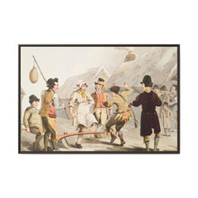Illustration of the fool plough from The Costume of Yorkshire (1814) by George Walker - NOMADEN ART GALLERY