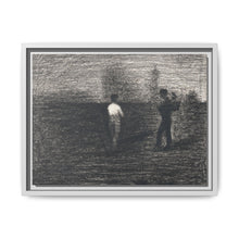 Peasants (ca. 1881–1884) by Georges Seurat - NOMADEN ART GALLERY