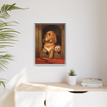 Dignity and Impudence by Sir Edwin Landseer (1877), Landseer’s dog painting of a bloodhound and a terrier - NOMADEN ART GALLERY