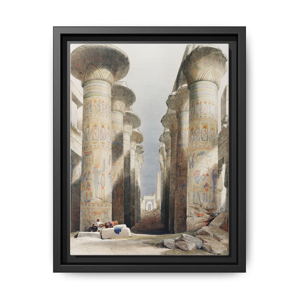 Great Hall at Karnak temple in Thebes illustration by David Roberts (1796–1864) - NOMADEN ART GALLERY