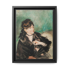 Portrait of Berthe Morisot with a Fan (1874) by Édouard Manet. - NOMADEN ART GALLERY