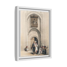 Modern mansion showing the arabesque architecture of Cairo illustration by David Roberts (1796–1864)
