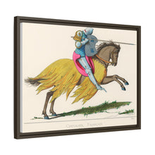 French Knight, 14th Century: Vintage Equestrian Art by Paul Mercuri (1860)