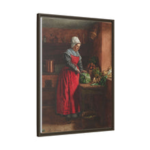 A Cook in a Red Apron in the Inn at Vaugirard (1862) by Léon Bonvin