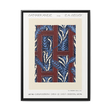 Art Nouveau Flower pattern pochoir print in oriental style. Original from our own 1914 edition of Samarkande - NOMADEN ART GALLERY