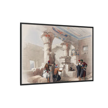 Deir el Medina (Dayr al Madinah) is an ancient Egyptian village which was home to the artisans who worked on the tombs in the Valley of the Kings illustration by David Roberts