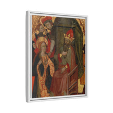 Saint Katherine of Alexandria before the Roman Emperor by Nicolás Solano