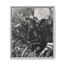 The charge, right detail, second state (1918) print in high resolution by George Wesley Bellows - NOMADEN ART GALLERY