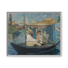 Monet in his Boat (c. 1874) by Edouard Manet - NOMADEN ART GALLERY