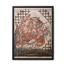 A scene from the Ramayana: Hanuman catching Virunyananti . Gouache painting by a Thai artist. - NOMADEN ART GALLERY