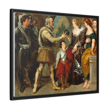Henri IV Conferring the Regency upon Marie de' Medici (after Rubens) by Eugène Delacroix