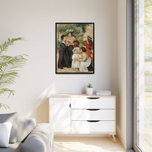 La familia del artista (La Famille de l'artiste) (1896) de Pierre-Auguste Renoir. 