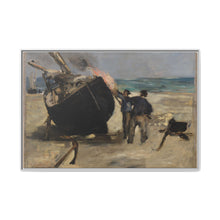 Tarring the Boat (Le Bateau goudronné) by Édouard Manet - NOMADEN ART GALLERY