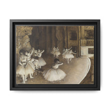 Ballet Rehearsal on Stage (1874) by Edgar Degas - NOMADEN ART GALLERY
