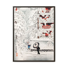 Snow at Asakusa, Yedo, Musashi Province print in high resolution by Hiroaki Takahashi (1871–1945) - NOMADEN ART GALLERY
