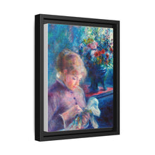 Young Woman Sewing (1879) by Pierre-Auguste Renoir. - NOMADEN ART GALLERY
