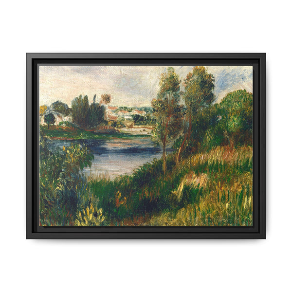 Pierre-Auguste Renoir's Landscape at Vétheuil (c. 1890) - NOMADEN ART GALLERY