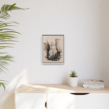 Cairo Street Scene: Vintage Egyptian Wall Art by David Roberts - Art Print Framed