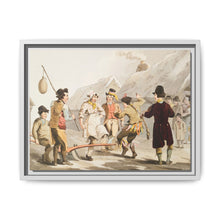 Illustration of the fool plough from The Costume of Yorkshire (1814) by George Walker - NOMADEN ART GALLERY