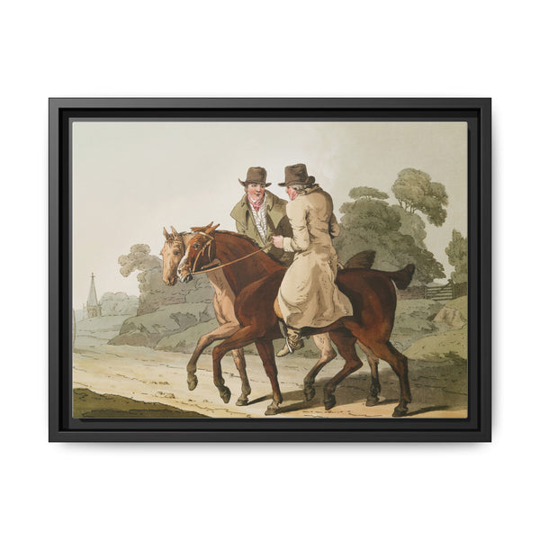 Illustration of farmers from The Costume of Yorkshire (1814) by George Walker - NOMADEN ART GALLERY